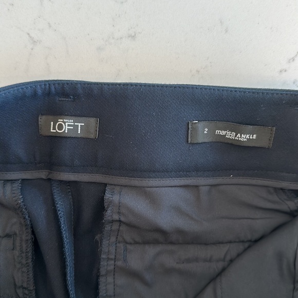 Ann Taylor Loft Pants with Zipper Detail - Picture 3 of 7